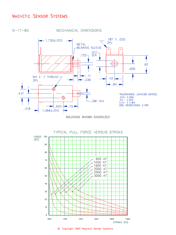 Open Frame Pull Solenoid S-17-85, Page 2