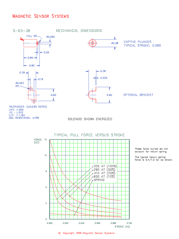 Tubular Pull Solenoid S-63-38, page 2