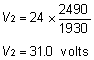Voltage2 Calculation