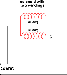 Dual Coil Solenoid Circuitry